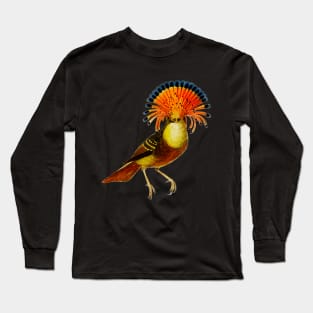 Vintage royal flycatcher bird - animalia Long Sleeve T-Shirt